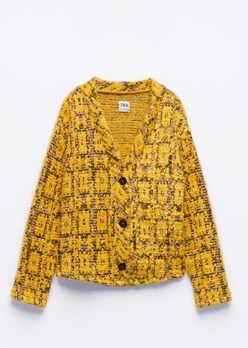 DESENLİ JAKARLI CEKET - Görsel 6