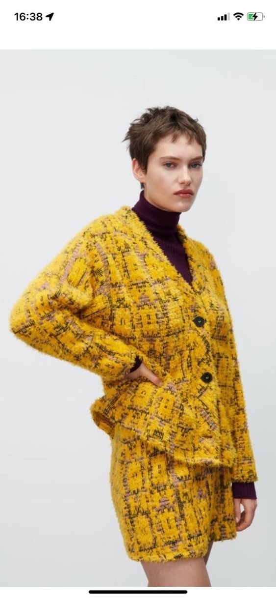 DESENLİ JAKARLI CEKET - Görsel 4