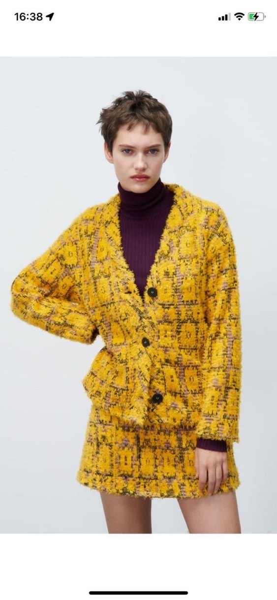 DESENLİ JAKARLI CEKET - Görsel 2