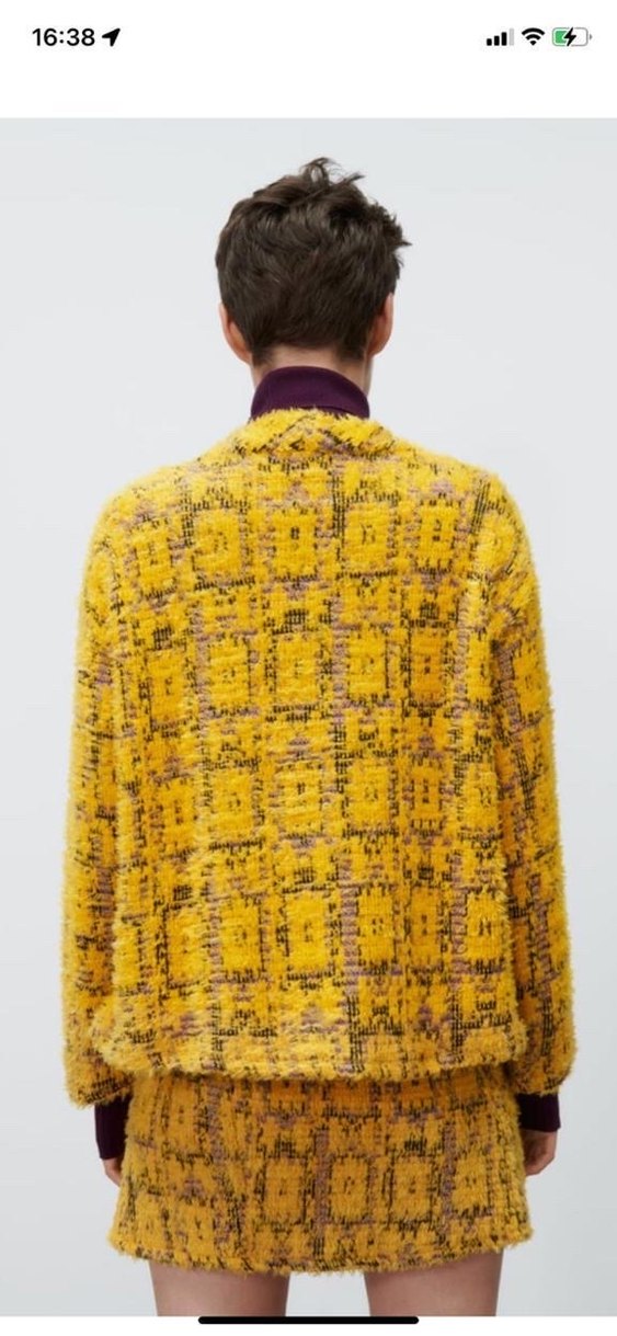 DESENLİ JAKARLI CEKET - Görsel 5