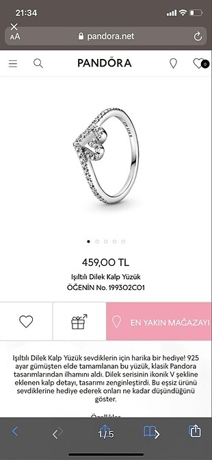 Pandora yüzük