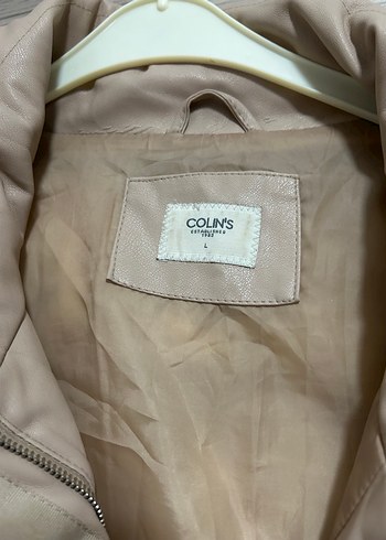 Bej Deri Kadın Kışlık Ceket - Görsel 2