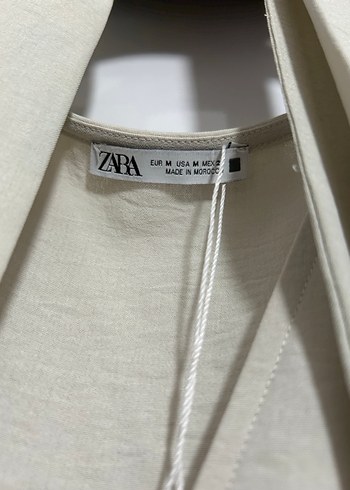 Kadın Beyaz Keten Uzun elbise - Görsel 3