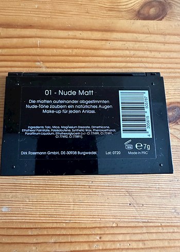 Diğer Rival Nude Matt Göz Farı Paleti