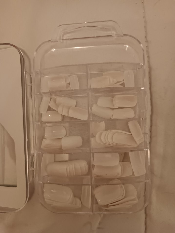 Beyaz Renkli Takma Tırnak i Seti - Görsel 3