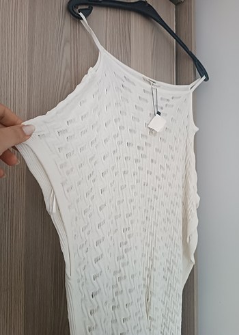 Koton Beyaz Desenli delikli - Görsel 3