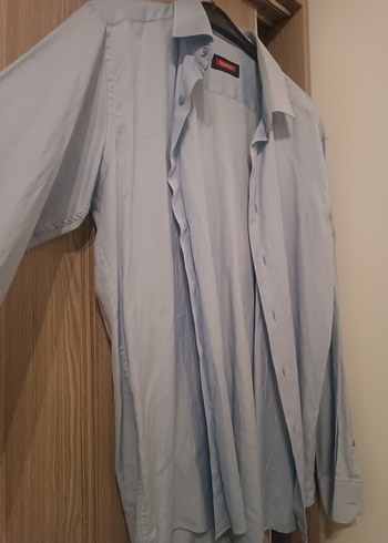 Mavi  Erkek Uzun  Kollu Gömlek - Görsel 3