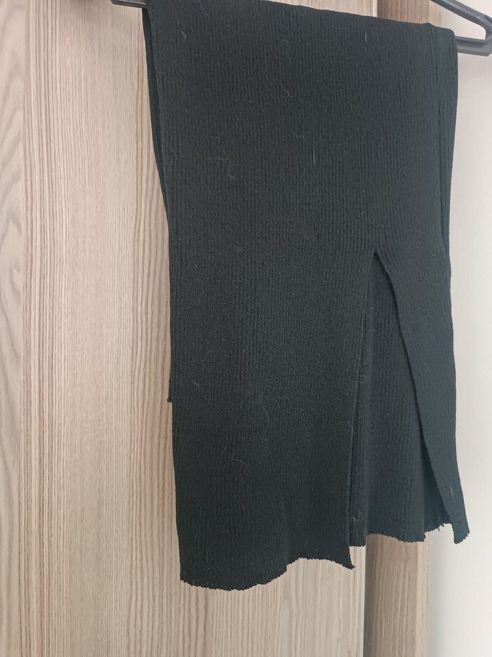 yırtmaçlı etek  bluz takım - Görsel 3