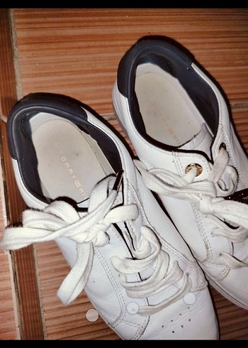 Tommy Hilfiger Beyaz Kadın Spor Ayakkabı - Görsel 4