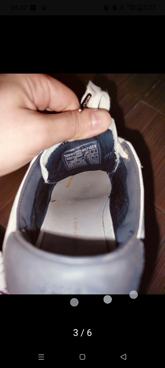 Tommy Hilfiger Beyaz Kadın Spor Ayakkabı - Görsel 5