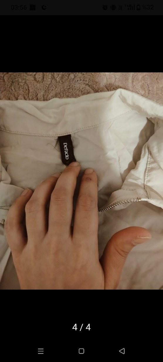 DEFACTO uzun Kollu Beyaz Keten Midi Gömlek - Görsel 4