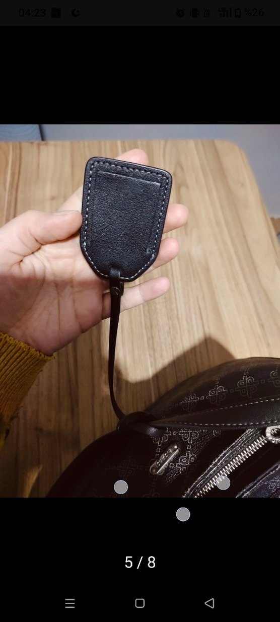 PİCARD Alman markası Klasik Zarafet Siyah Deri Kadın Çanta - Görsel 5