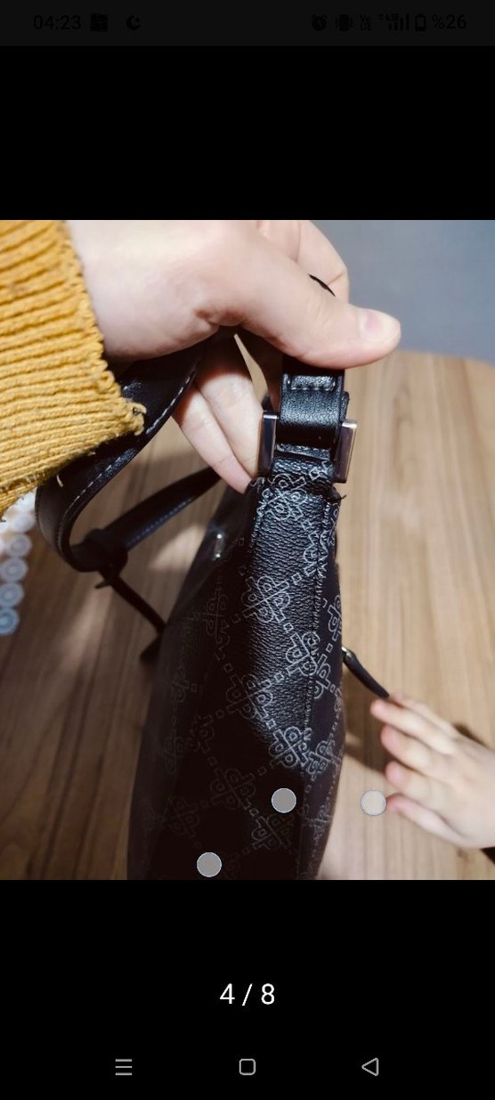 PİCARD Alman markası Klasik Zarafet Siyah Deri Kadın Çanta - Görsel 4