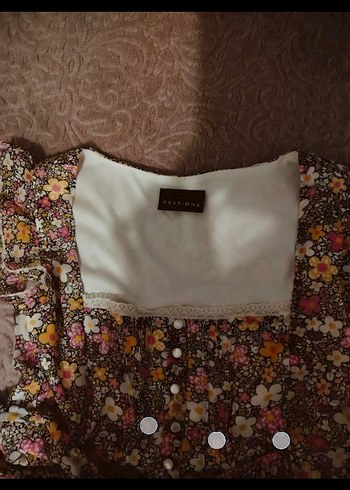 Çiçekli Bohem Kız Elbisesi, Kolsuz, Fırfırlı - Görsel 2