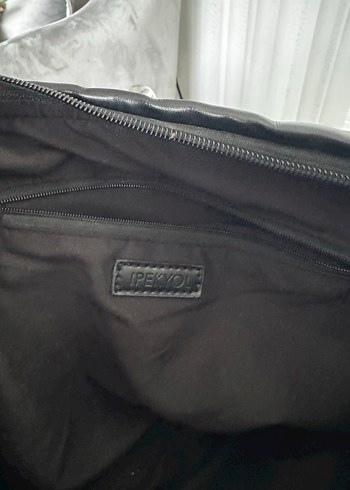 Siyah Yılan Desenli ipekyol Kadın Omuz Çantası - Görsel 3