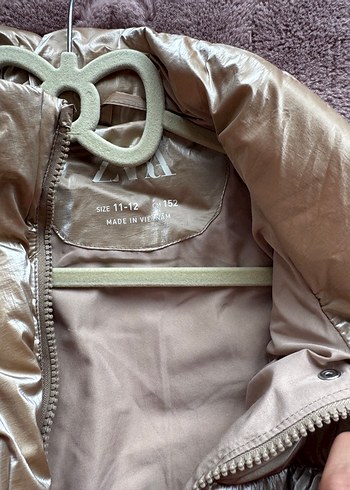 Zara Bej Kız Çocuk Kısa Mont - Görsel 2