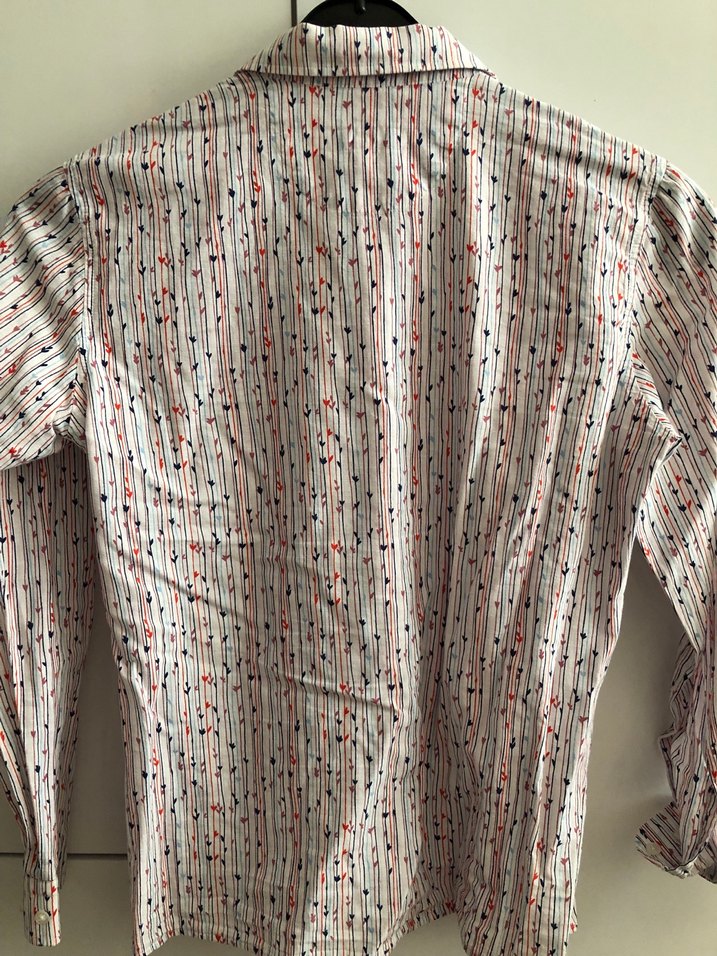 Kadın Çok Renkli Uzun Kollu Düğmeli Gömlek - Görsel 3