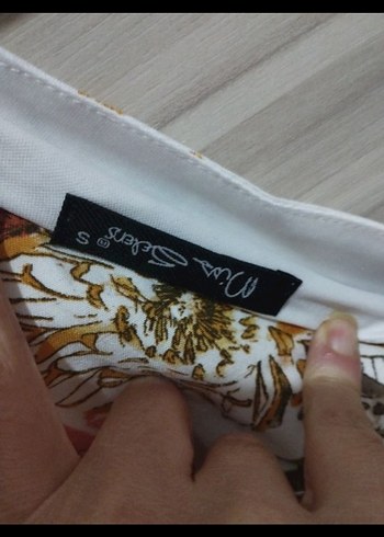 Bohem V Yakalı Midi Elbise - Görsel 3