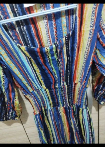 Piliseli Bohem Uzun Elbise - Görsel 6