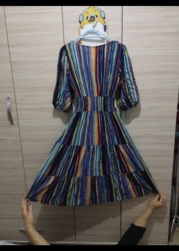 Piliseli Bohem Uzun Elbise - Görsel 5