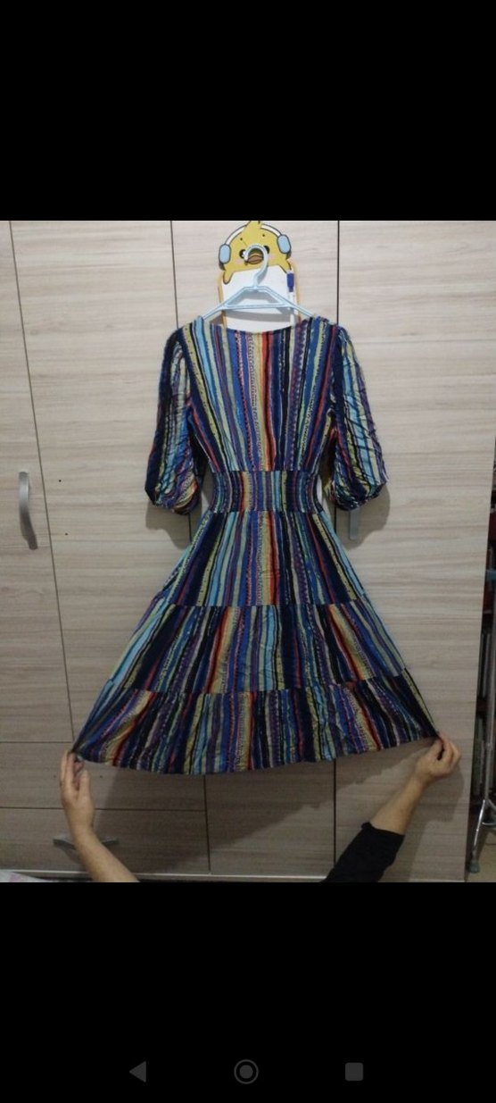 Piliseli Bohem Uzun Elbise - Görsel 5