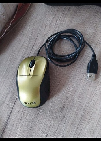 Sarı USB Kablolu Bilgisayar Faresi - Görsel 2