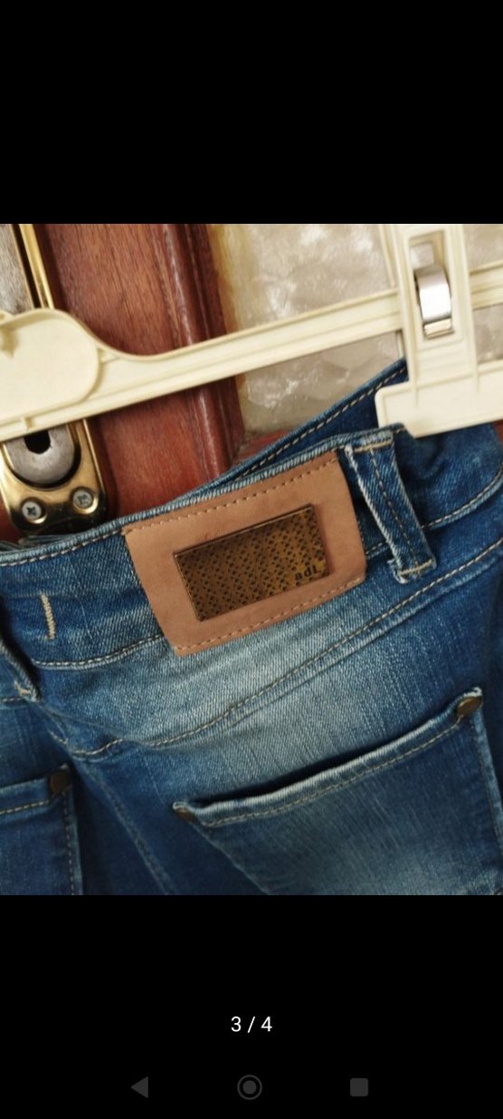 ADL Mavi Denim Kemerli Mini Etek - Görsel 3