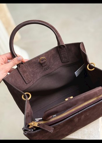 ZARA DERİ CİTY ÇANTA - Görsel 7