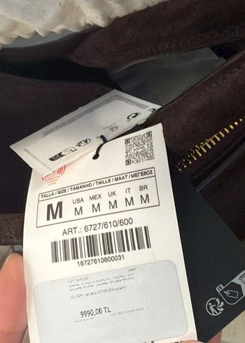 ZARA DERİ CİTY ÇANTA - Görsel 10