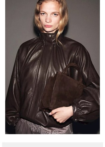 ZARA DERİ CİTY ÇANTA - Görsel 2