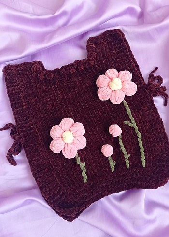 Kız Çocuk kadife Süveter - Görsel 2