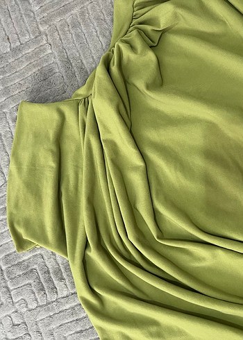 Drapeli Balıkçı Yaka Kadın Bluz - Görsel 2