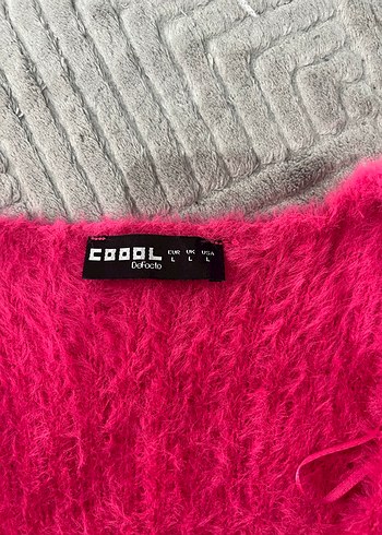 Kadın Pembe Yün Detaylı Kazak - Görsel 2