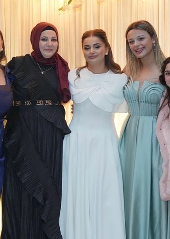 Straplez Pilili Mini Gri Kadın Elbise - Görsel 4