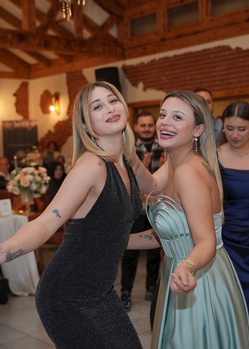 Straplez Pilili Mini Gri Kadın Elbise - Görsel 3