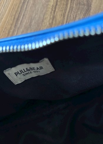 Mavi Tokalı Kadın Deri Omuz Çantası - Görsel 3