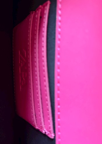 Pembe Deri Kadın Çanta - Görsel 3