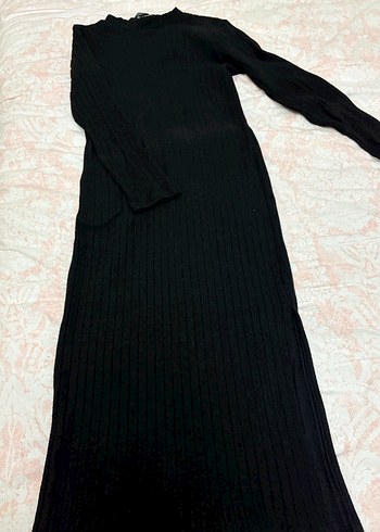 Siyah Kadın Triko Uzun Kollu Bluz - Görsel 2