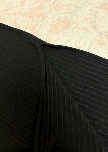 Siyah Kadın Triko Uzun Kollu Bluz - Görsel 4