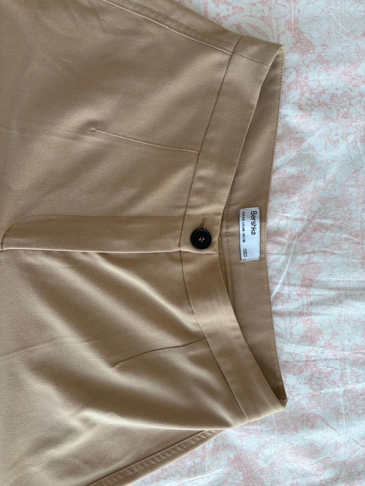 Bej Kadın Kumaş Pantolon - Görsel 2