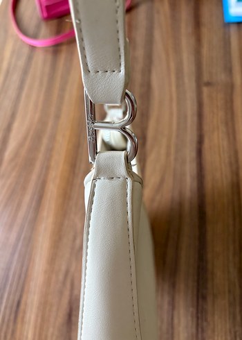 Bej Minimalist Deri Kadın Çanta - Görsel 3