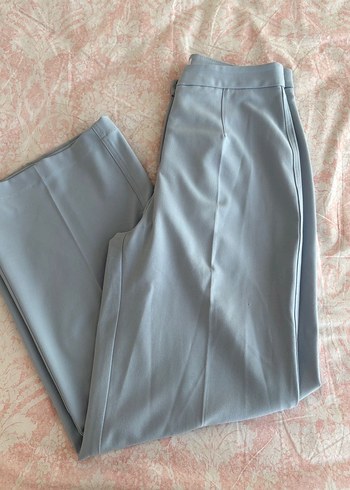 mavi kumaş pantolon - Görsel 4