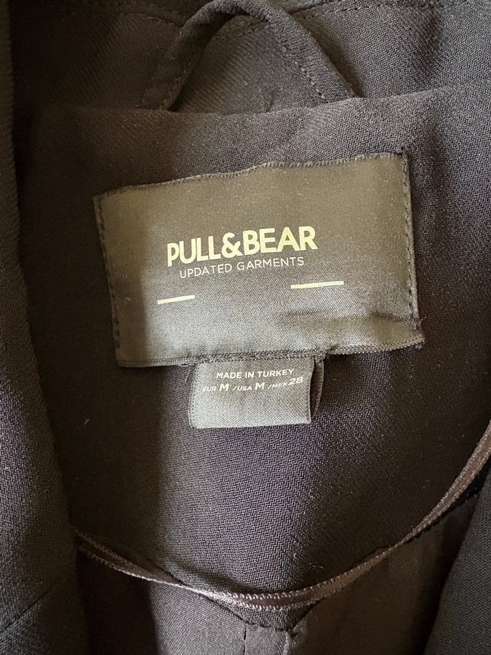 Siyah Kadın Düğmeli Ofis Blazeri - Görsel 2