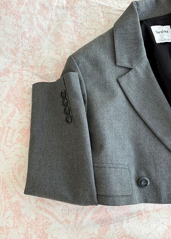 bershka blazer gri - Görsel 2