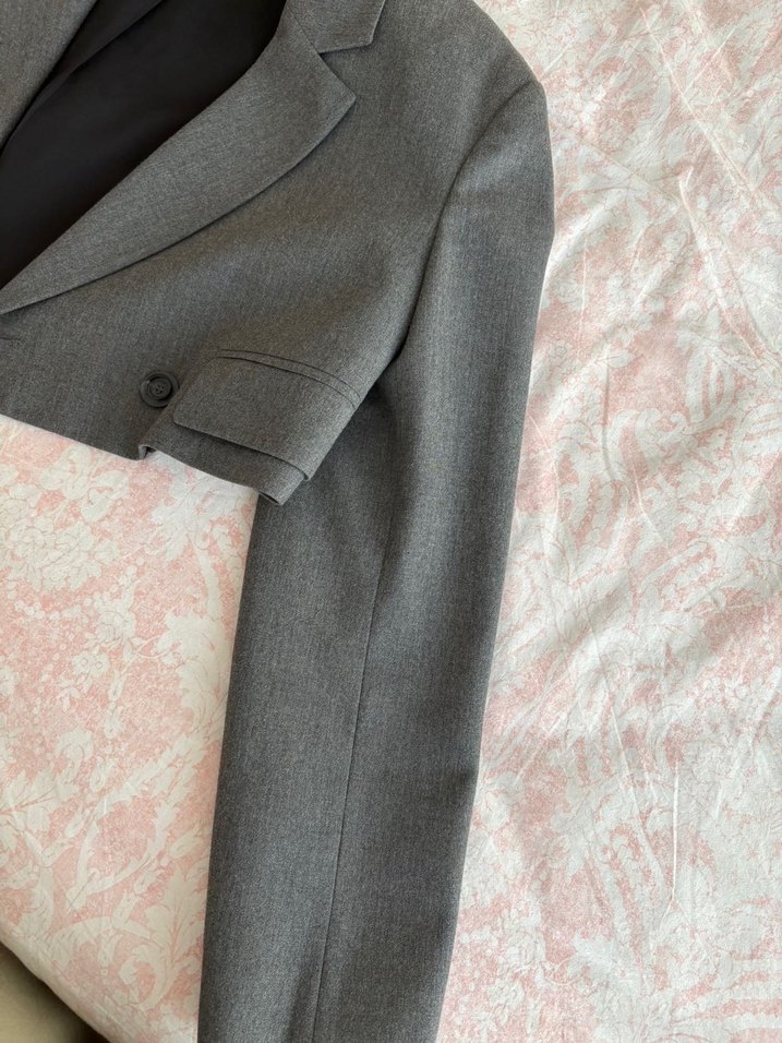 bershka blazer gri - Görsel 3