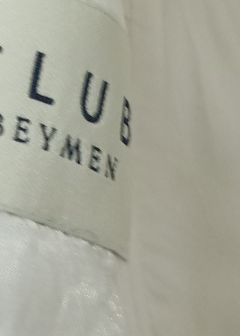 Düğmeli Beyaz Kadın Keten Blazer Ceket - Görsel 3