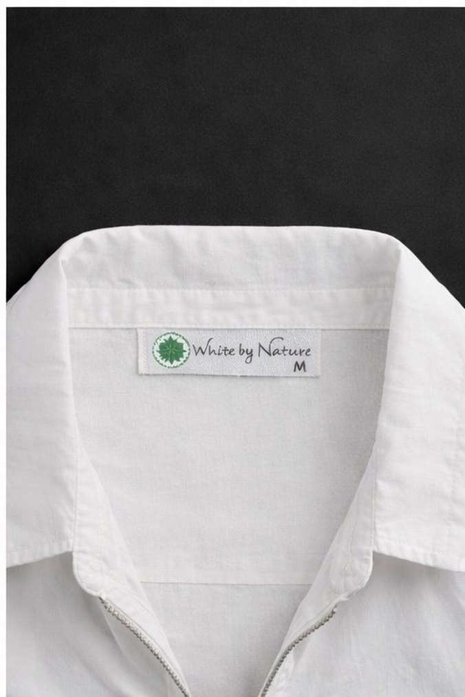 Nakışlı Kısa Kollu Beyaz Pamuklu Bohem Gömlek M vintage. gömlek. - Görsel 2