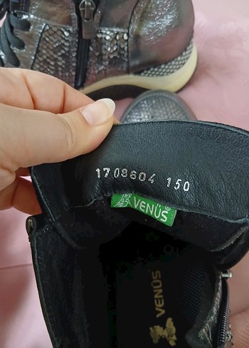 VENÜS ANTRASİT HAKİKİ DERİ BOT & GÜNLÜK AYAKKABI - Görsel 5