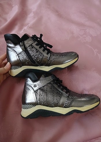 VENÜS ANTRASİT HAKİKİ DERİ BOT & GÜNLÜK AYAKKABI - Görsel 8