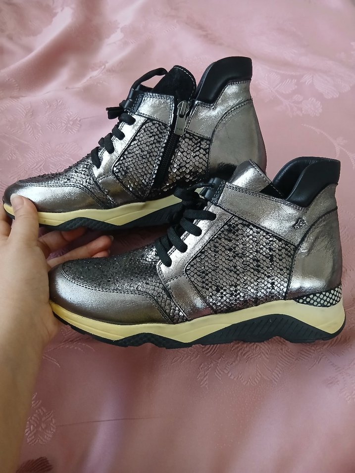 VENÜS ANTRASİT HAKİKİ DERİ BOT & GÜNLÜK AYAKKABI - Görsel 4